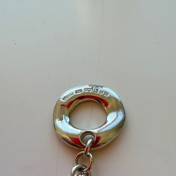 RLM Studio Robert Lee Morris Sterling Silver Toggle Charm Bracelet - Picture 6 of 6